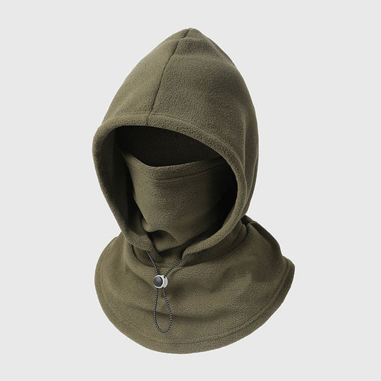 🔥 ❄️ Warm Balaclava with Adjustable Drawstring – Face and Neck Protection