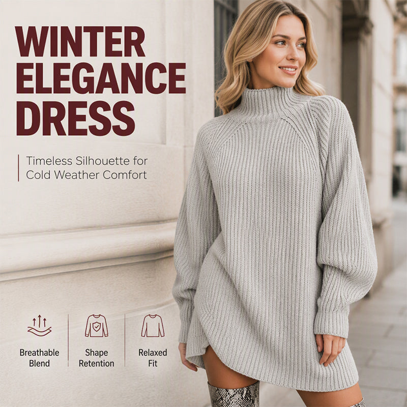 🧶 Cozy High Neck, Flattering Relaxed Drape | Women&