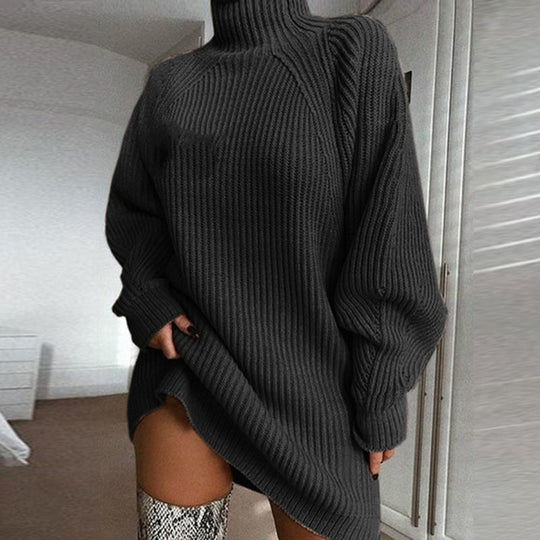 🧶 Cozy High Neck, Flattering Relaxed Drape | Women&