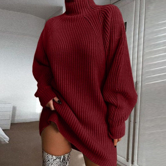 🧶 Cozy High Neck, Flattering Relaxed Drape | Women&