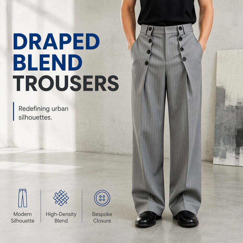 💼 Tailored Waist, Effortless Drape | Men&