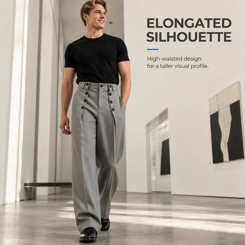 💼 Tailored Waist, Effortless Drape | Men&