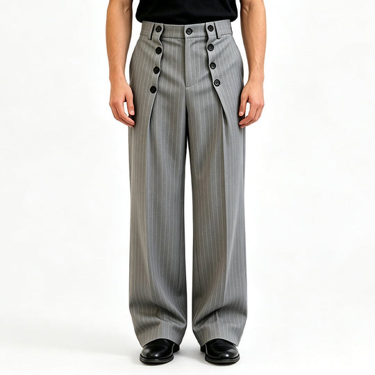💼 Tailored Waist, Effortless Drape | Men&