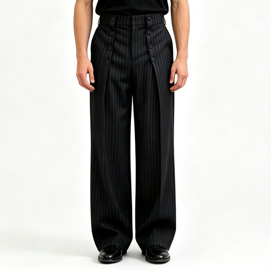 💼 Tailored Waist, Effortless Drape | Men&