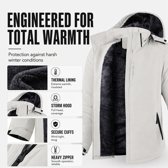 🌧️ Waterproof Protection, Plush-Lined Warmth | Men&