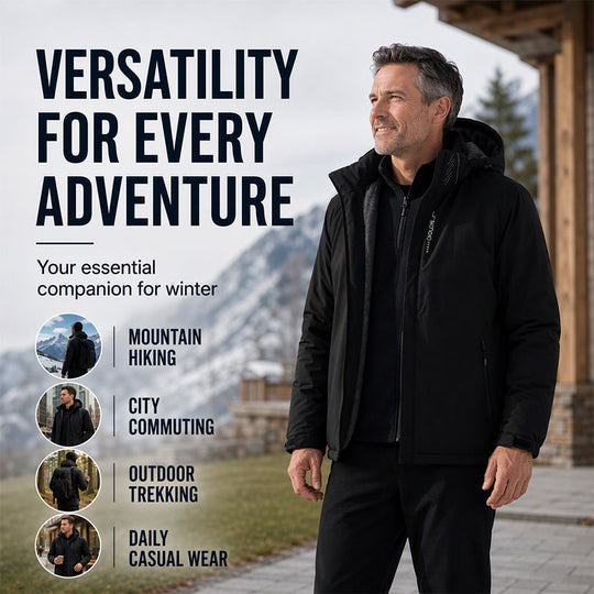🌧️ Waterproof Protection, Plush-Lined Warmth | Men&