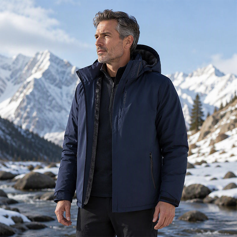 🌧️ Waterproof Protection, Plush-Lined Warmth | Men&