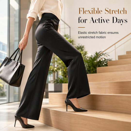✨ Asymmetrical Waist, Elegant Drape | Women&