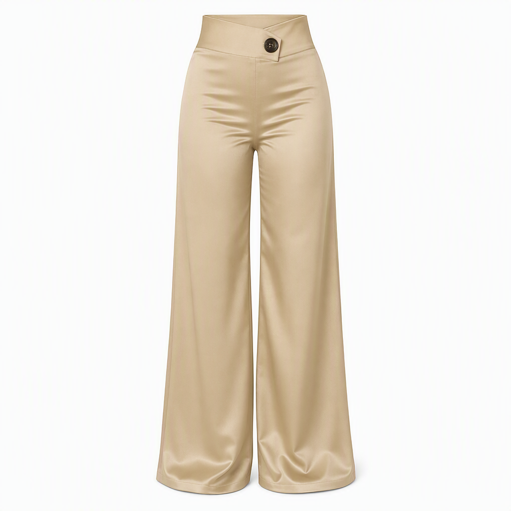 ✨ Asymmetrical Waist, Elegant Drape | Women&