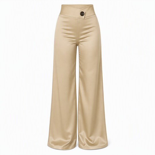 ✨ Asymmetrical Waist, Elegant Drape | Women&