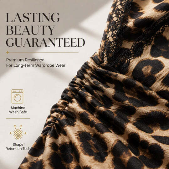 🖤Black Friday Sale:50% OFF 🐆 Lace V-Neck, Curve-Flattering Ruched Fit | Women&