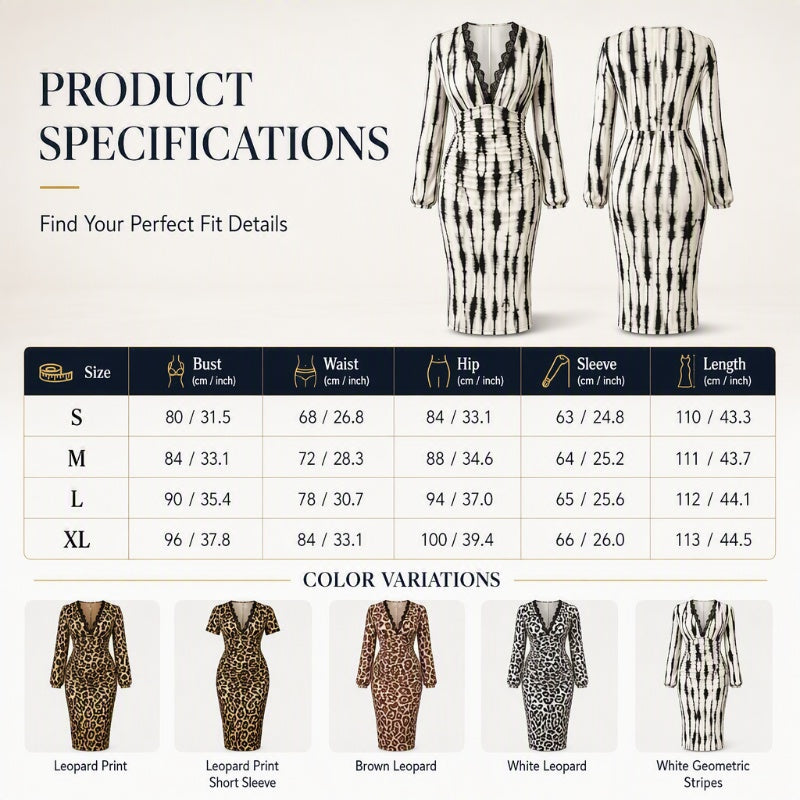 🖤Black Friday Sale:50% OFF 🐆 Lace V-Neck, Curve-Flattering Ruched Fit | Women&
