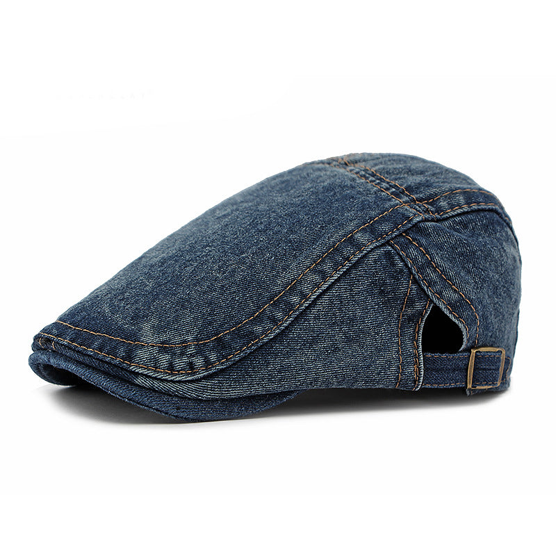 🔥 Hot Sale🧢Vintage Distressed Beret Flat Cap