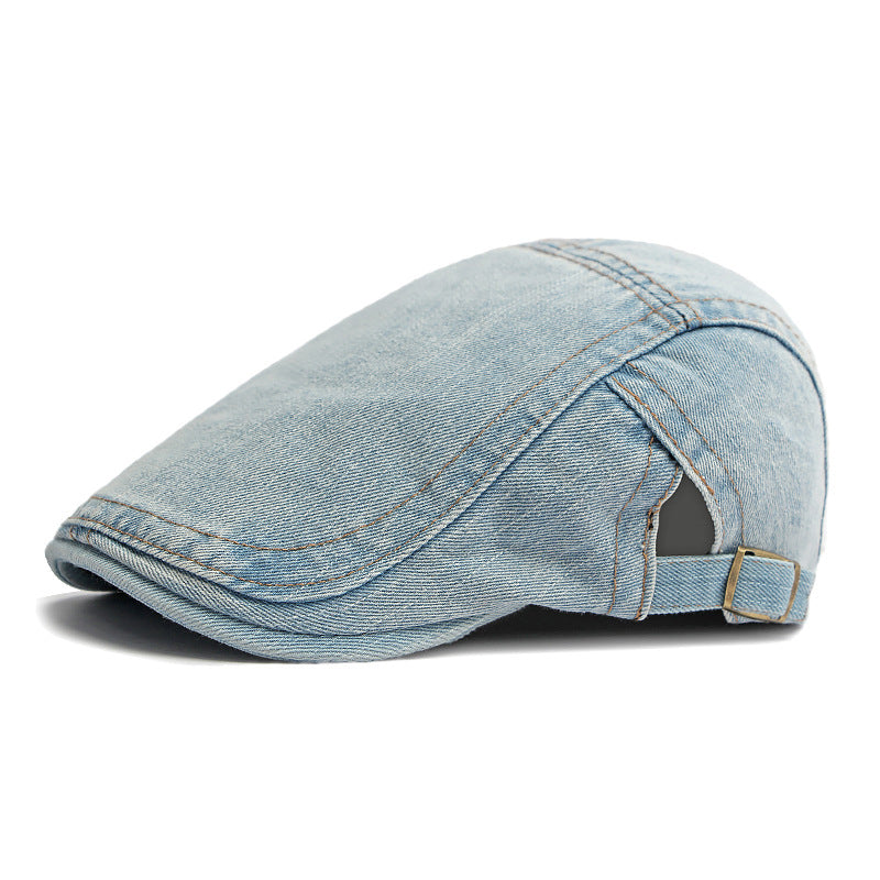 🔥 Hot Sale🧢Vintage Distressed Beret Flat Cap