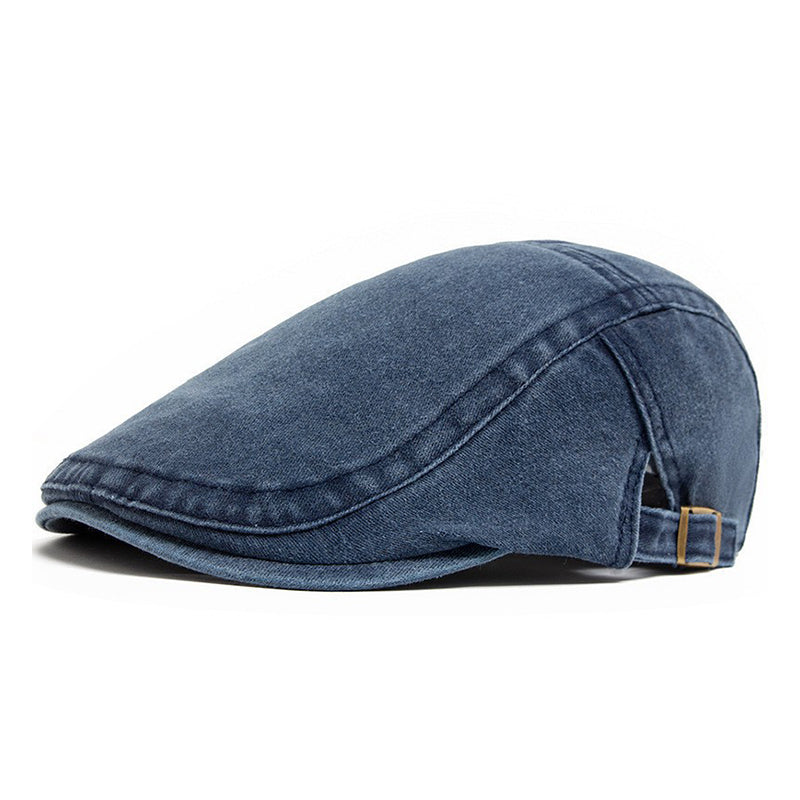 🔥 Hot Sale🧢Vintage Distressed Beret Flat Cap