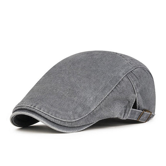 🔥 Hot Sale🧢Vintage Distressed Beret Flat Cap