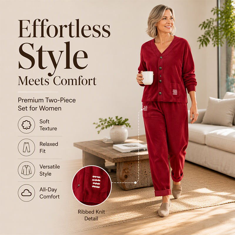 🤎 Textured Corduroy, Effortless Matching Style | Women&