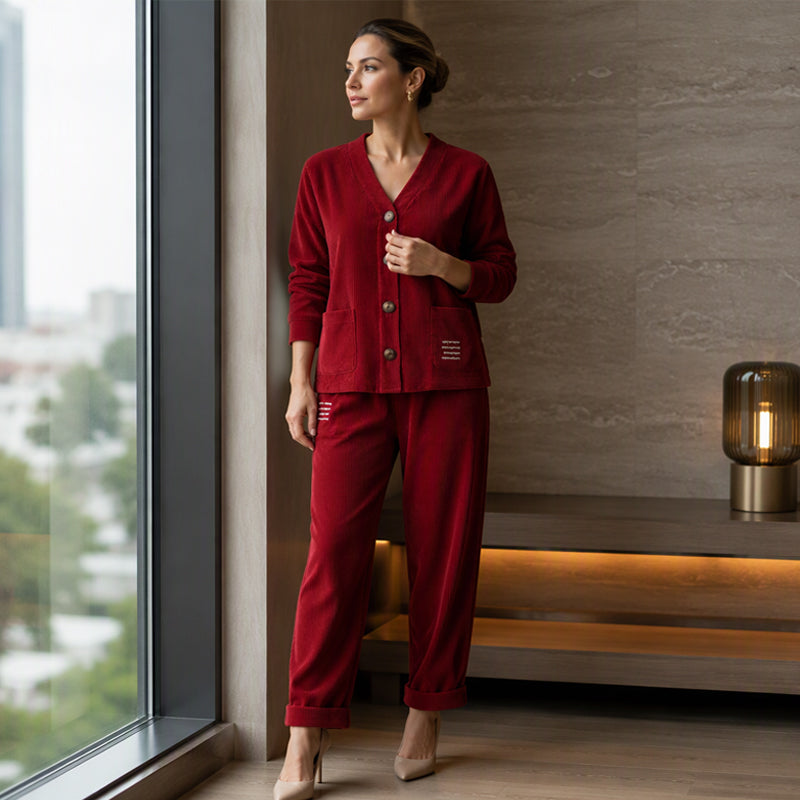 🤎 Textured Corduroy, Effortless Matching Style | Women&