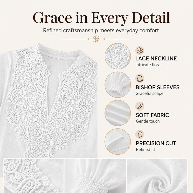 👗Delicate Lace, Sexy V-Neck👚 Women&