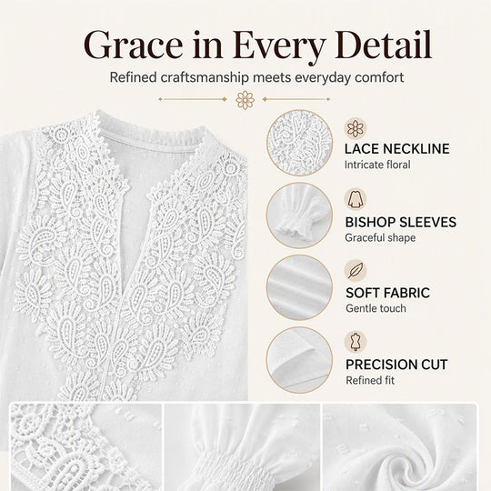 👗Delicate Lace, Sexy V-Neck👚 Women&