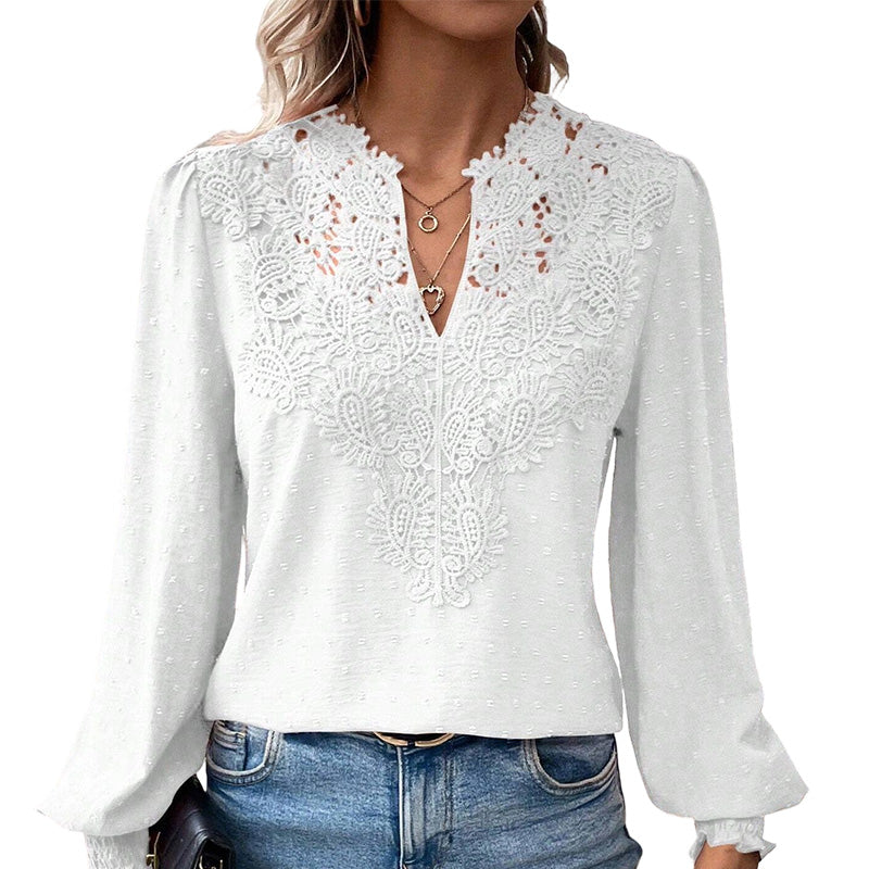 👗Delicate Lace, Sexy V-Neck👚 Women&