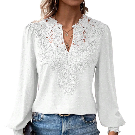 👗Delicate Lace, Sexy V-Neck👚 Women&