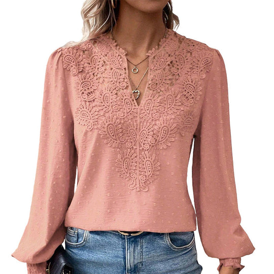👗Delicate Lace, Sexy V-Neck👚 Women&