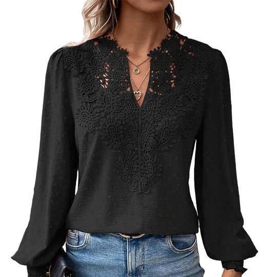 👗Delicate Lace, Sexy V-Neck👚 Women&