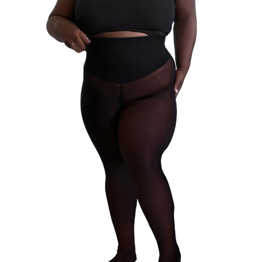 Women’s Thermal Sculpting Tights With Compression Waistband