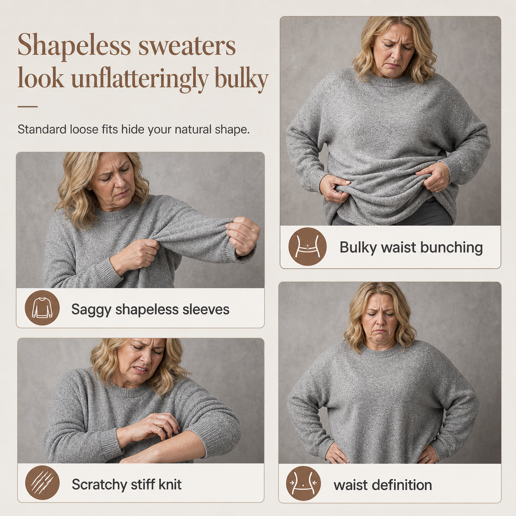 🧶Soft Knit, Multi-Color Versatile🍂 Women&