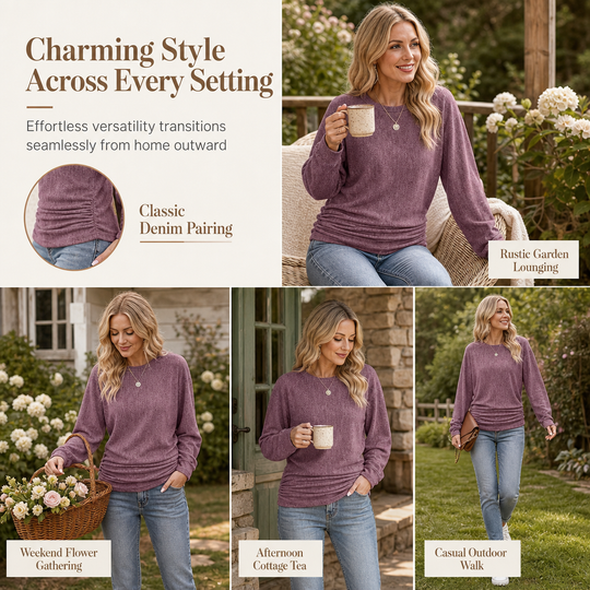 🧶Soft Knit, Multi-Color Versatile🍂 Women&