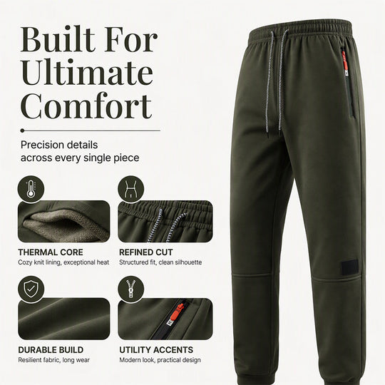 👖 Unisex Winter Outdoor Thermal Sweatpants | Warm Comfort &amp; Everyday Movement ✨