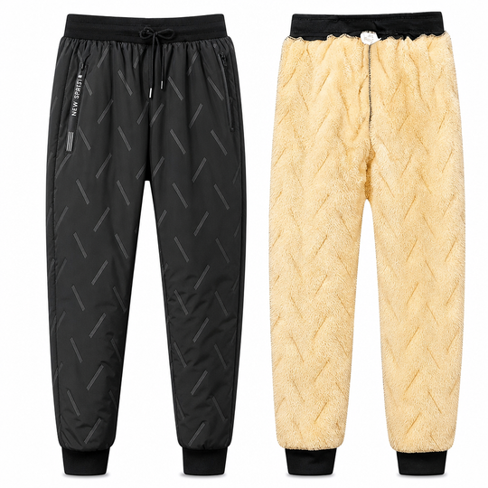 ✨Unisex Relaxed-Fit Sports Pants with Sherpa Lining