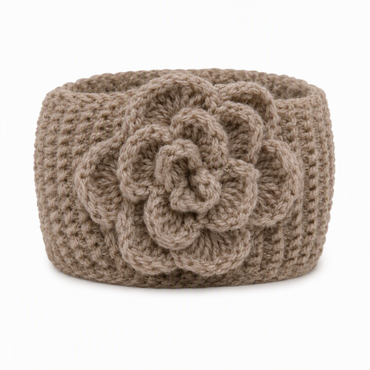 Women Winter Warm Knitted Ear Warmer Headband Wide Floral Hair Accessory（Buy 1 get 1 free）