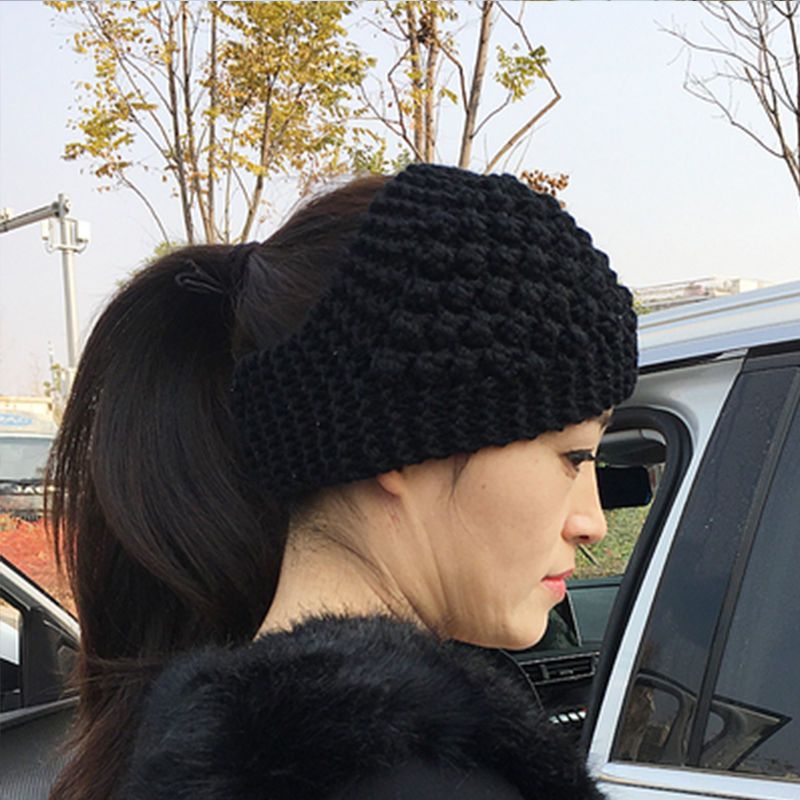 Women Winter Warm Knitted Ear Warmer Headband Wide Floral Hair Accessory（Buy 1 get 1 free）