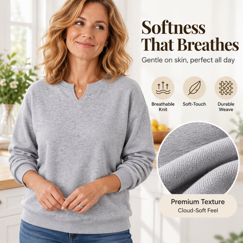 🤍 Clean Neckline, All-Day Comfort | Women&