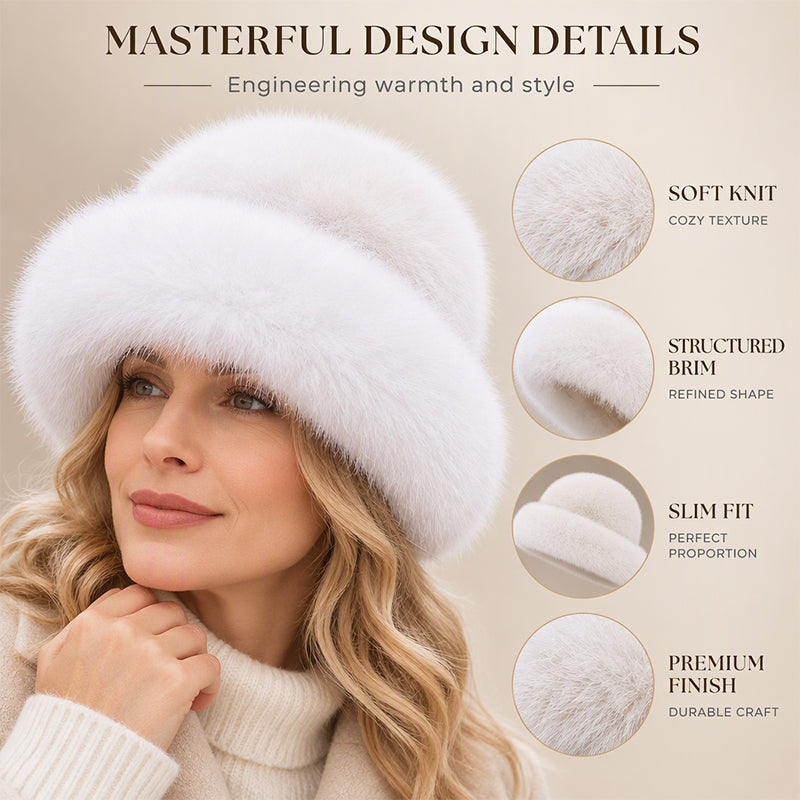 Women's Elegant Faux Fur Warm Hat