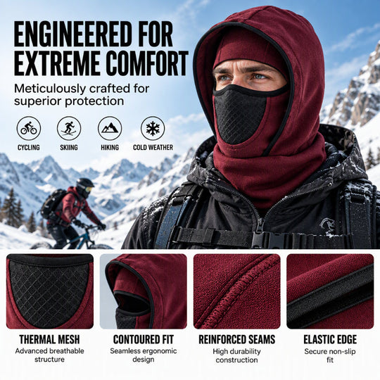 ❄️ Wind-Blocking Warmth, Full Face &amp; Neck Coverage | Windproof Thermal Balaclava Face Mask