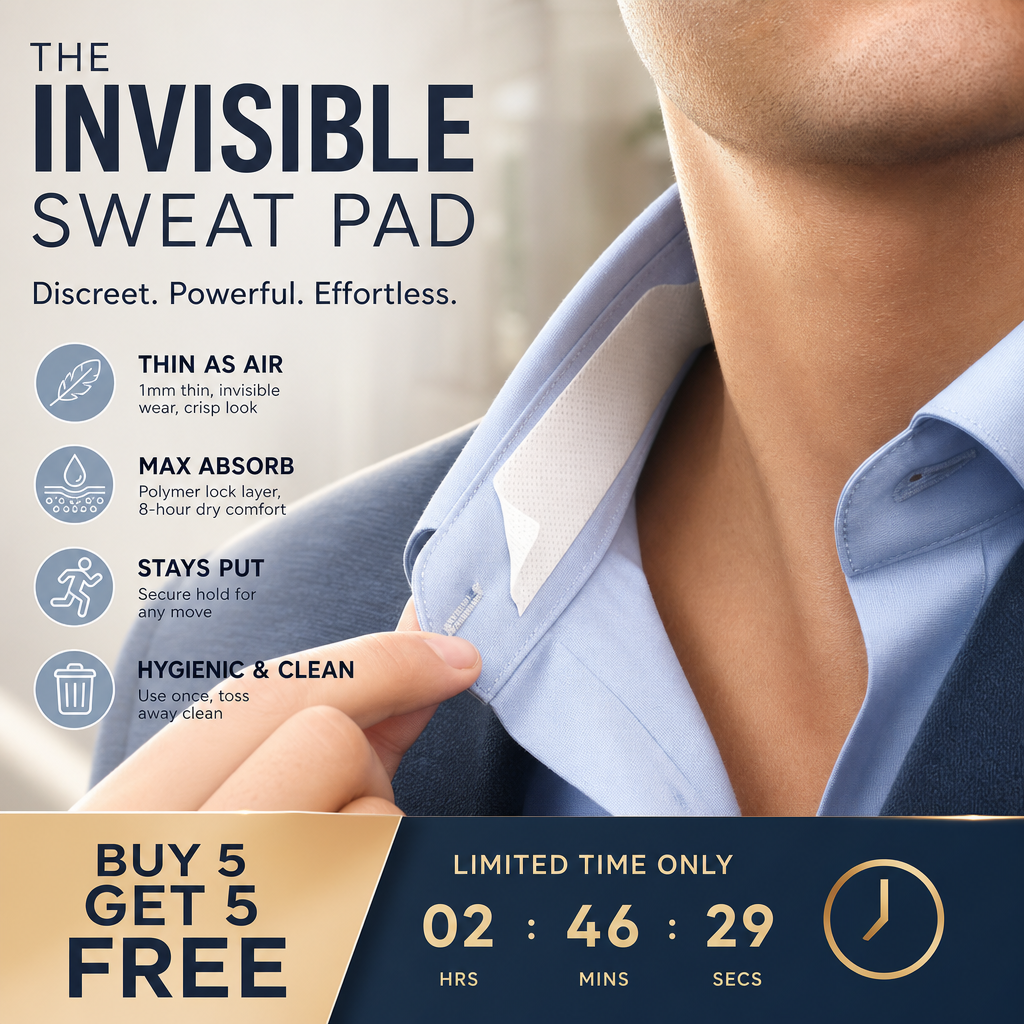 💦 Stay Fresh All Day! 💗 Disposable Collar &amp; Cuff Sweat Liners ✨ Invisible Protection for Shirts &amp; Jackets